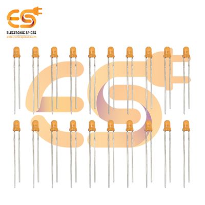 3mm Orange Color LED Round Shape Pack of 1000 (Orange in Orange)